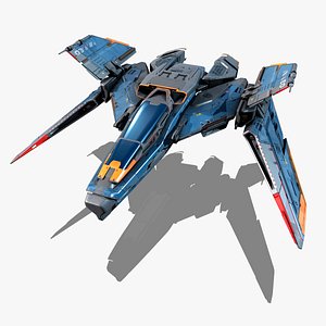 3D model SF Tiger Fighter