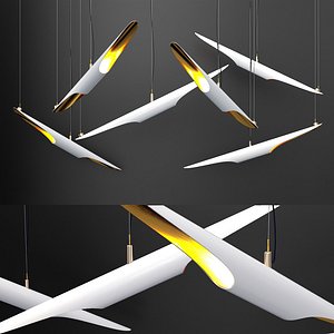 3D coltrane chandelier