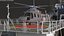 3D Russian Ship 22460 Okhotnik with Helicopter Rigged for Maya model