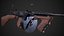 Thompson 1928 with Guitar Case Tommy Gun