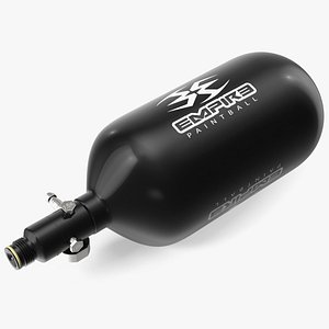 Empire Paintball Ultra 80Ci Carbon Hpa Tank 3D model