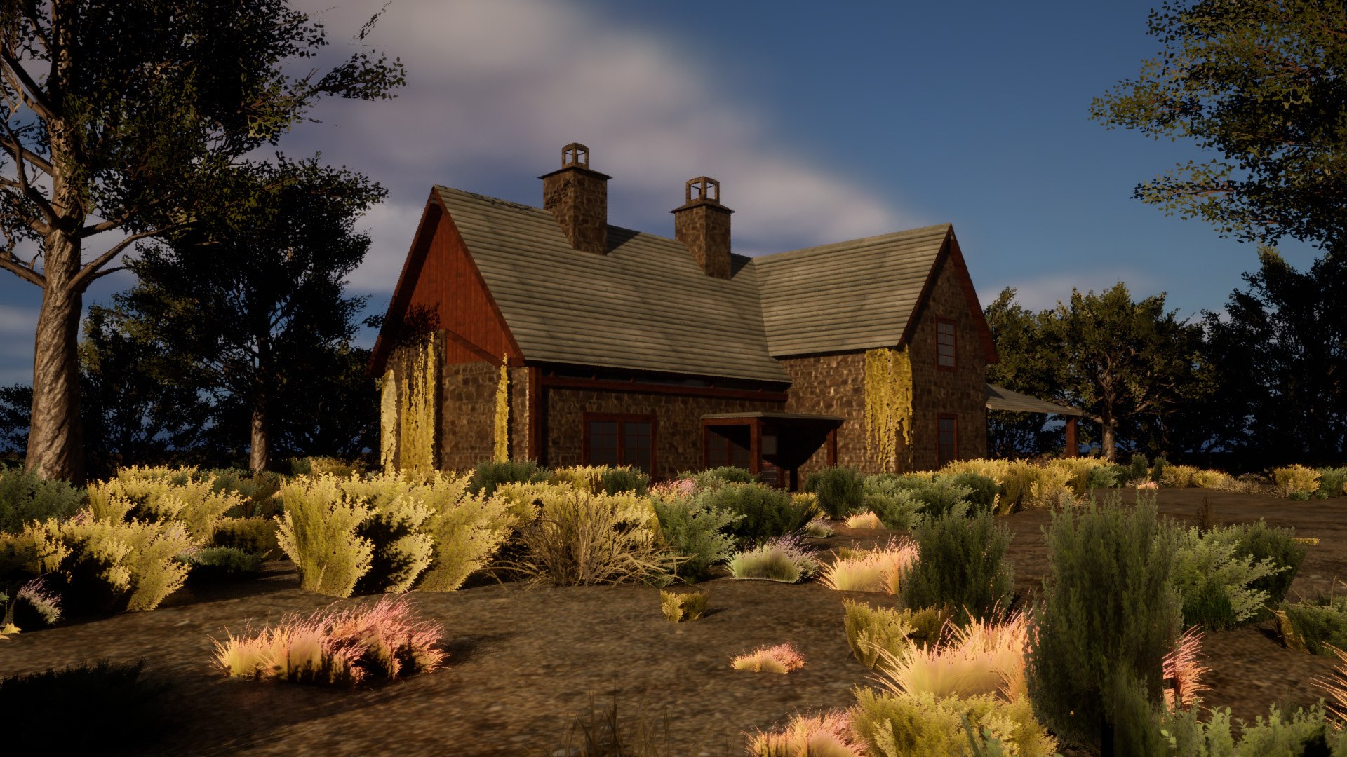 Lush Forest with Stone House 3d scene 3D model https://p.turbosquid.com/ts-thumb/Hy/xb9jvM/Eq/highresscreenshot00007003/jpg/1727218454/1920x1080/fit_q87/d7169b753296607a6afd99050b75fc954e3658df/highresscreenshot00007003.jpg