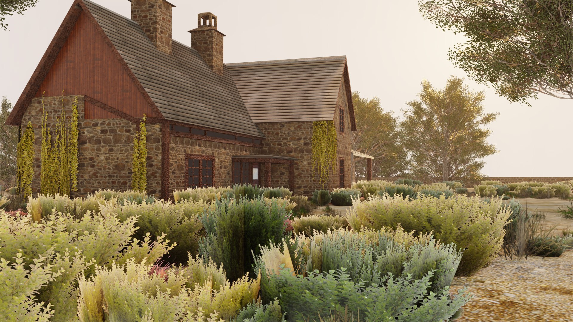 Lush Forest with Stone House 3d scene 3D model https://p.turbosquid.com/ts-thumb/Hy/xb9jvM/qY/rend_2/jpg/1727218455/1920x1080/fit_q87/05fd9ac3a7a7012b006fb967f924aee49ba19801/rend_2.jpg