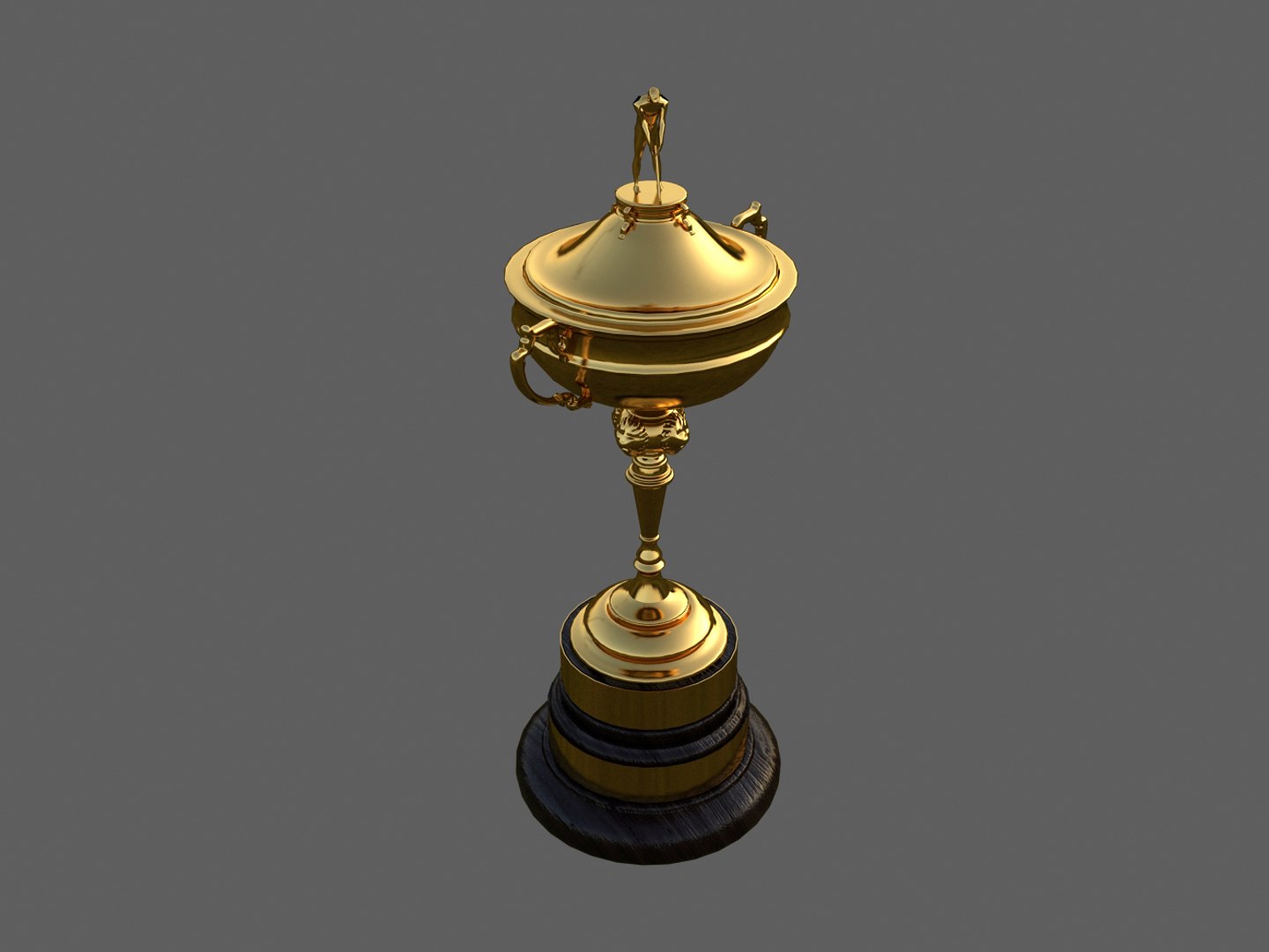 ryder cup trophy 3d model