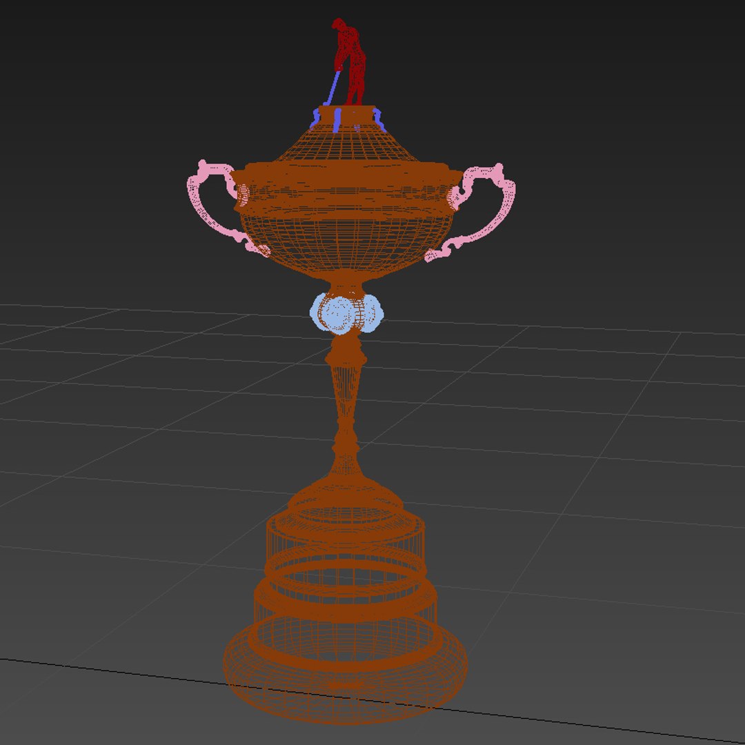 Ryder Cup Trophy 3d Model