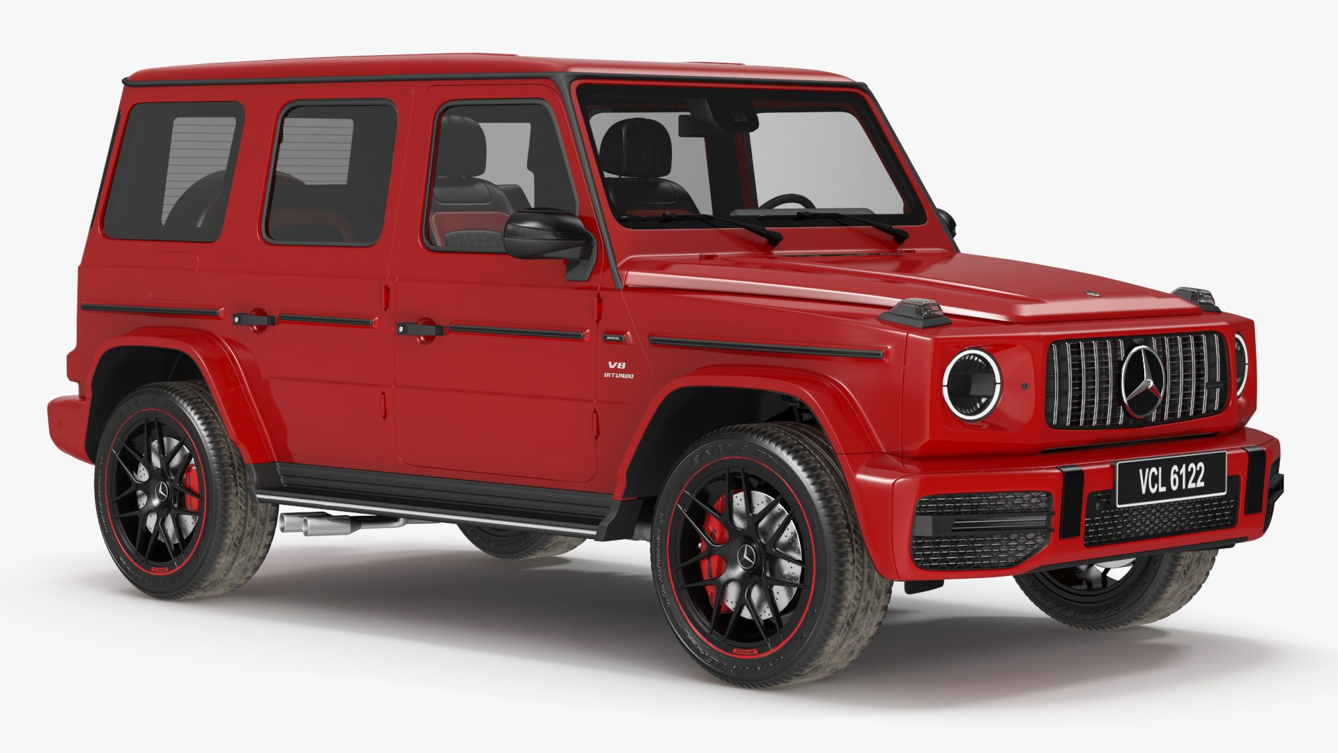 Mercedes-Benz G63 AMG 2019 Simple Interior 3D model preview