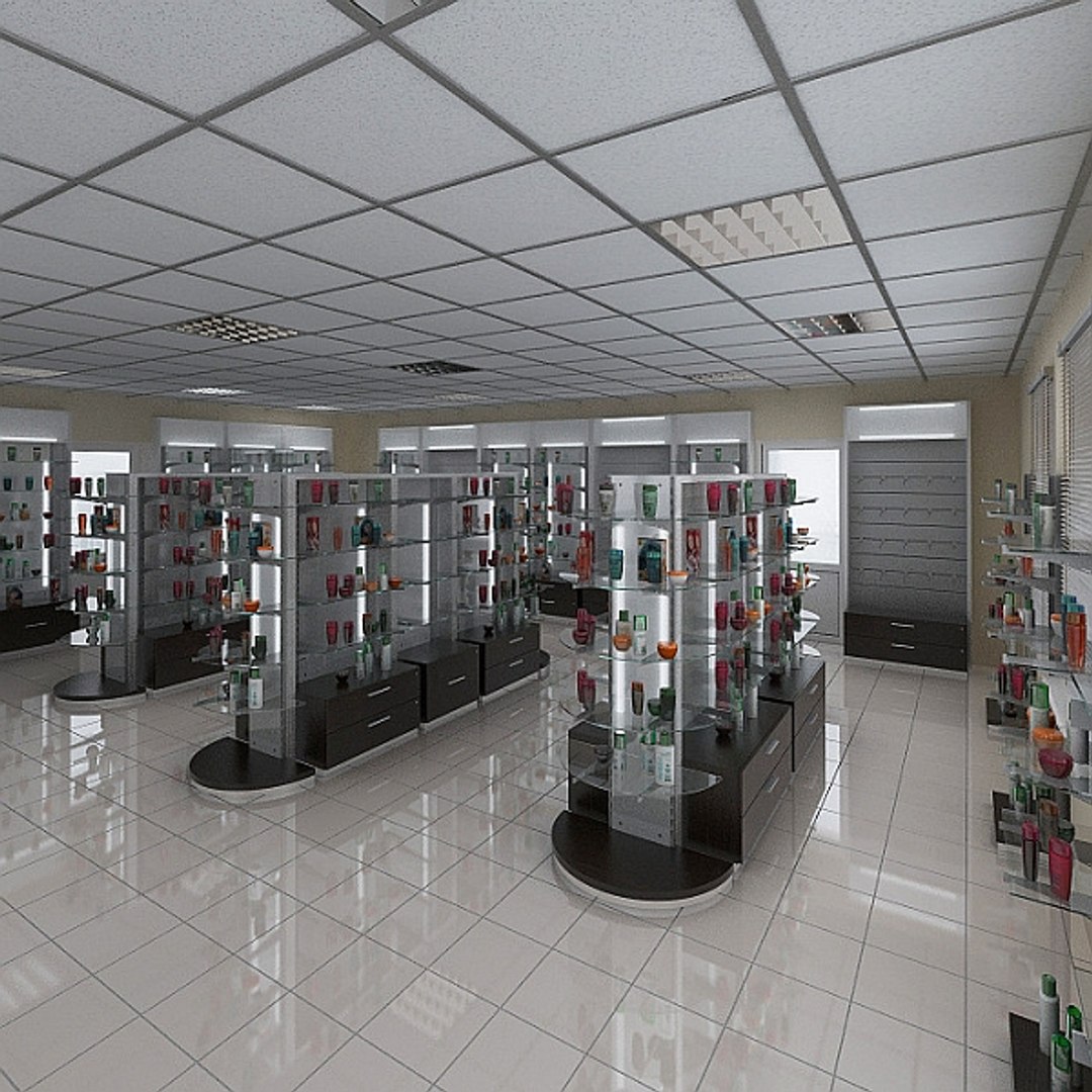 3d Model Shop Cosmetic