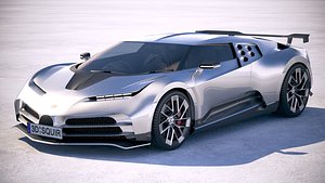 bugatti centodieci 2020 3D model