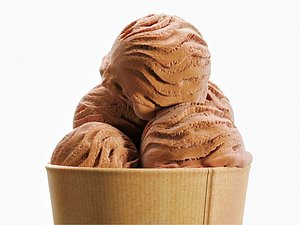 ICE CREAM CUP HIGH DETAILED