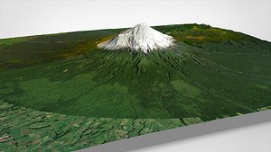 Mountain landscape Taranaki Maunga New Zealand