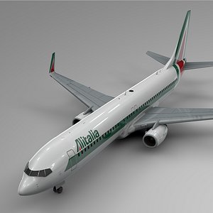 alitalia boeing 737-800 l408 3D model