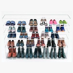 29 pairs of womans and mans shoes boots sneakers sandals slippers