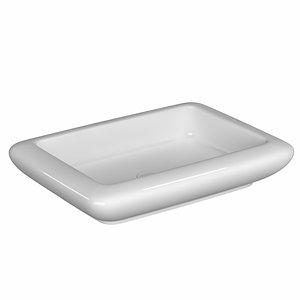 table wash basin rectangle model