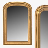 GILT ARCHED MIRROR