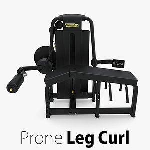 - sp prone leg curl 3D