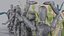 Mannequin Clone Army 16 3D-Scans mit PBR-Texturen
