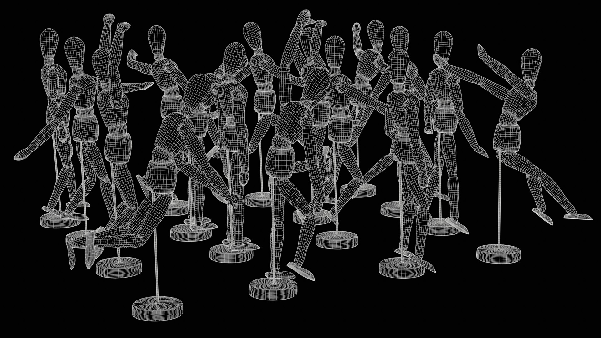 Mannequin Clone Army 16 3D Scans with PBR Textures model https://p.turbosquid.com/ts-thumb/Hz/LykVf6/h1/mannequin_wireframe/jpg/1711378763/1920x1080/fit_q87/4886077a2a98a3235b9713ec26674bd2b5eac198/mannequin_wireframe.jpg