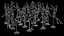 Mannequin Clone Army 16 3D-Scans mit PBR-Texturen