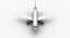 Animowane linie lotnicze Airbus A320 Delta Airline