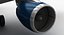Animowane linie lotnicze Airbus A320 Delta Airline