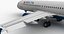 Animowane linie lotnicze Airbus A320 Delta Airline
