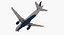 Animowane linie lotnicze Airbus A320 Delta Airline