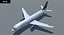 Animowane linie lotnicze Airbus A320 Delta Airline