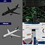 Animowane linie lotnicze Airbus A320 Delta Airline