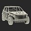SUV Frame with Chassis Rigged for Maya