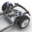 SUV Frame with Chassis Rigged for Maya