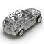 SUV Frame with Chassis Rigged for Maya