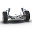 SUV Frame with Chassis Rigged for Maya