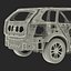 SUV Frame with Chassis Rigged for Maya