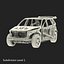 SUV Frame with Chassis Rigged for Maya