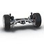 SUV Frame with Chassis Rigged for Maya