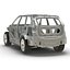 SUV Frame with Chassis Rigged for Maya