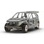 SUV Frame with Chassis Rigged for Maya