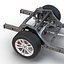 SUV Frame with Chassis Rigged for Maya