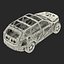 SUV Frame with Chassis Rigged for Maya