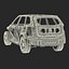 SUV Frame with Chassis Rigged for Maya