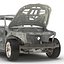 SUV Frame with Chassis Rigged for Maya