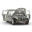 SUV Frame with Chassis Rigged for Maya