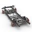 SUV Frame with Chassis Rigged for Maya
