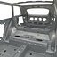 SUV Frame with Chassis Rigged for Maya
