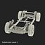 SUV Frame with Chassis Rigged for Maya