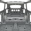 SUV Frame with Chassis Rigged for Maya