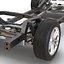 SUV Frame with Chassis Rigged for Maya