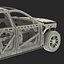 SUV Frame with Chassis Rigged for Maya