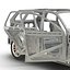 SUV Frame with Chassis Rigged for Maya