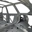 SUV Frame with Chassis Rigged for Maya
